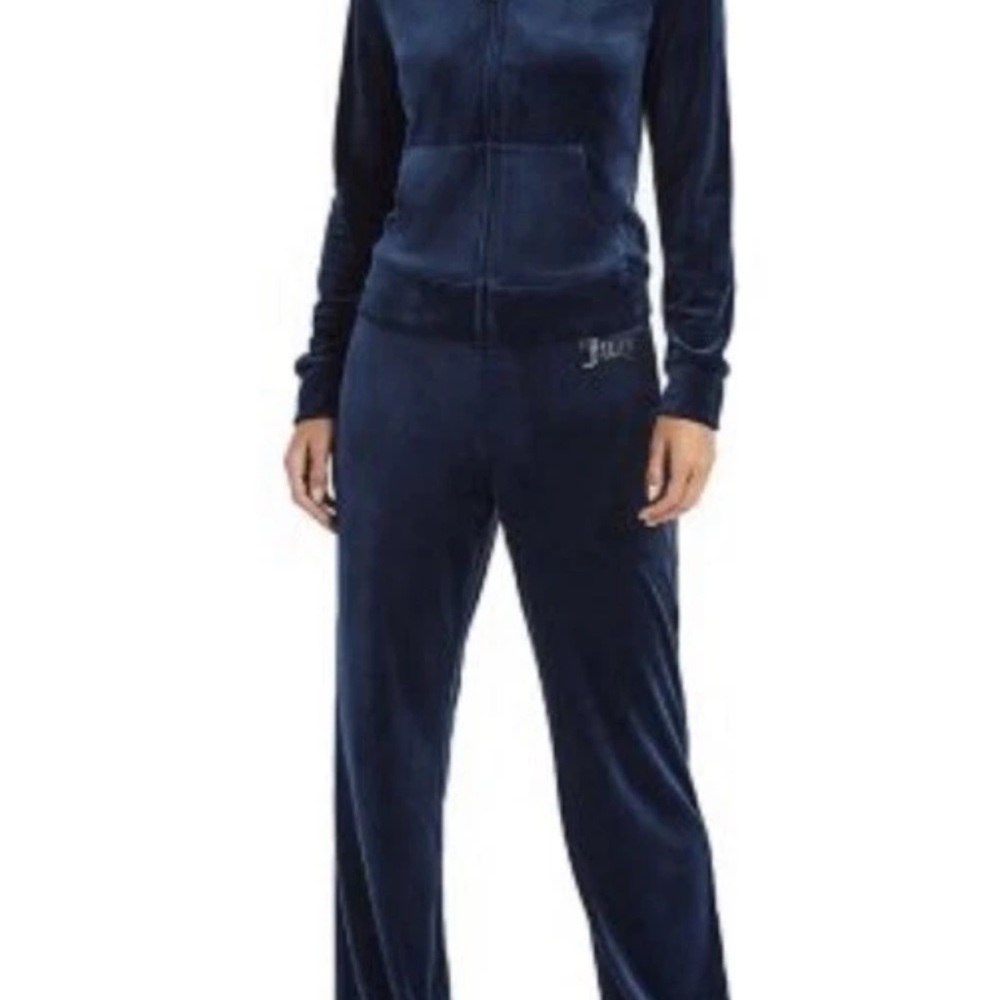 Juicy Couture Deep Blue Velour Set medium